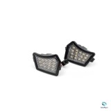 Set 2 Lampi LED Perimetru Oglinda Volvo C30 C70 S40 S60 S80 V50 V70 XC70 XC90 Jaguar XJ XF XK XE Alb Rece 6000K Canbus