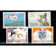 Liechtenstein 1992 - Greeting Stamps, serie neuzata
