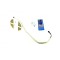 Rola banda 12V cu 1 rand LED SMD 5050 ALB si 1 rand LED SMD RGB 60led m IP65 + telecomanda 40 taste