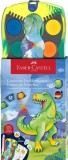 Acuarele Faber-Castell Connector Dinozauri 2025, 12 culori