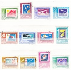 A12 S2 2 - Timbre foarte vechi - Ungaria - cosmos - 1963