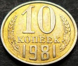 Cumpara ieftin Moneda 10 COPEICI - URSS, anul 1981 * Cod 364 =excelenta, Europa
