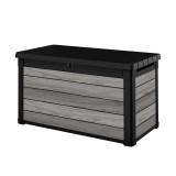 Ladă de grădină din plastic Decocoat 380 l gri furtună