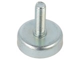 Magnet fix ferită 40N &Oslash;25mm H7mm oțel ELESA GANTER