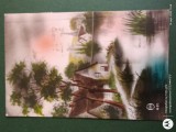 Regalitate Romania , anul 1929 , felicitare color .CARTE POSTALA interesanta , ,, Circulata, Printata