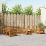 vidaXL Seturi de canapele natural Lemn Solid de Acacia 3375604