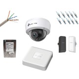 Kit supraveghere lift TP-Link VIGI 4MP Full-Color, PoE, NVR 4K, HDD 1TB