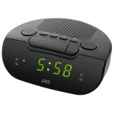 Cumpara ieftin RESIGILAT - Radio cu ceas JVC RA-E111B, tuner digital FM/AM, alarma duala, Sleep, Snooze, negru