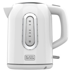 Cana fierbator Black Decker, 2200 W, capacitate 1.7 L, Alb