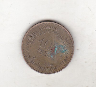 bnk mnd Columbia 100 pesos 2014 foto