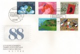 Elvetia 1988 - aniversari 1, serie pe FDC