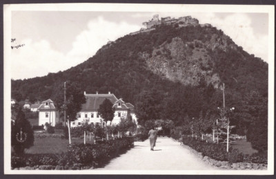 5309 - DEVA, Hunedoara, Cetatea Romania - old postcard, real Photo - used - 1934 foto