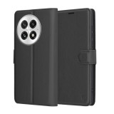 Husa OnePlus 13 Techsuit Leather Folio, negru