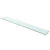 Raft Sticla Transparenta 100x12cm, 15kg Sarcina Maxima, Rafturi Perete, Suport Sticla