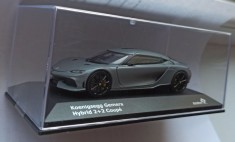 Macheta Koenigsegg Gemera Hybrid 2+2 Coupe 2021 gri - Solido 1/43