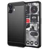 Husa Nothing Phone (2) Asteroid GSM Carbon Silicone, negru