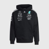 Mercedes AMG Petronas hanorac de bărbați cu glugă official Teamline Replica F1 Team 2025 - L
