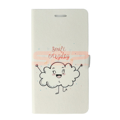 Toc FlipCover Stand Magnet Design Smile Everyday Sony Xperia XA foto