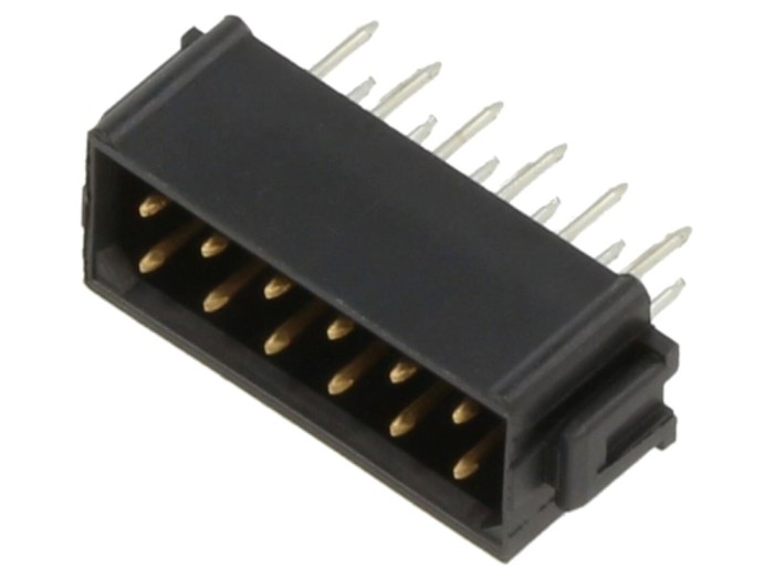Conector PCB-cablu 2mm 12 pini 800V THT