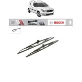 Cumpara ieftin Set 2 stergatoare SKODA FABIA I Praktik (6Y5) 2000-2007, Tip Clasic Standard, Bosch Twin