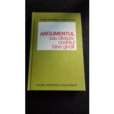 ARGUMENTUL - EUGEN NASTASEL