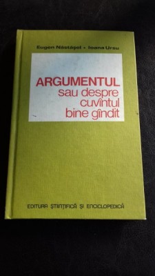 ARGUMENTUL - EUGEN NASTASEL foto