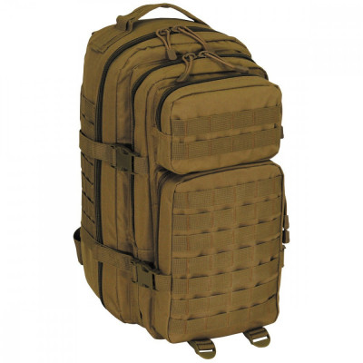 Rucsac modular 30 litri, multiple buzunare, compatibil sistem hidratare, coyote tan MFH OutsideGear Venture foto