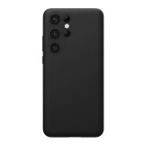 Husa compatibila cu samsung galaxy s23 ultra, matte efect, camera ultra safe, htpmag, negru