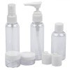 Set Sticle Călătorie, 7 Bucăți, Capacitate 11ml-60ml, Transparent, Plastic, Oem