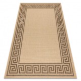 Covor sisal Floorlux 20014 mais si coffee, 140x200 cm