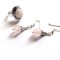Set inel si cercei cu cuart roz 44215