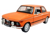 Machetă auto BMW 2002 Tii portocaliu scara 1:24 lumini și sunete claxon volan deschide usile si capotele
