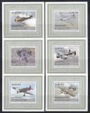 Mozambic 2009 - Istoria aviației - Avioane din cel de-al Doilea Război Mondial, 6 Colite de LUX, MNH