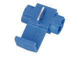 Papuci electrici izolati, tata, albastru rotund, 4 mm, lungime 20 mm, crimpat, 1560, 10 terminale la blister Carpoint AutoDrive ProParts