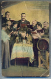 AX 363 CP VECHE- GRUP IN TINUTA DE EPOCA , CANTAND LA O BERE