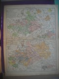 HOPCT DOCUMENT-HARTA VECHE NR 55 WETTINICHE LANDE -D=320/250 MM LEIPZIG 1918, Europa, Documente