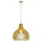 Pendul tavan din lemn e27 max 60w d45 x 45cm