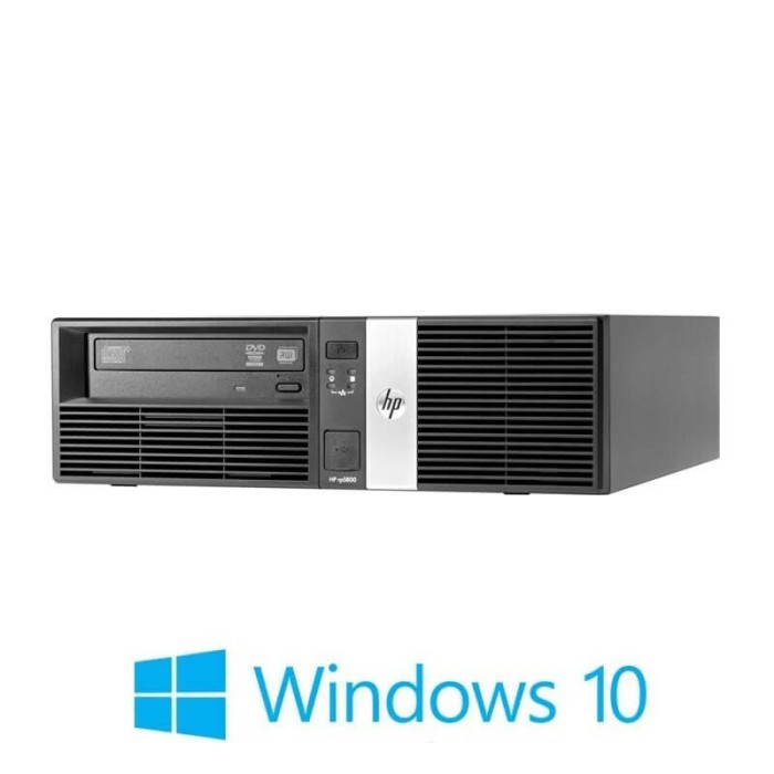 Calculatoare HP RP5800 Retail System, Intel i3-2120, 2 x Serial, Win 10 Home