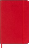 Cumpara ieftin Agenada 2025 - Moleskine Classic 12 Month - Weekly Planner Notebook - Soft Cover, Pocket, Red | Moleskine