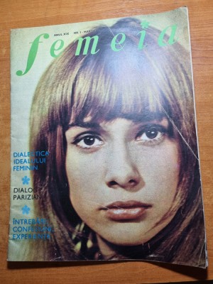 revista femeia martie 1967-articol jud. arges,moda,incaltamintea anului foto
