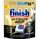 Detergent capsule Finish Ultimate Plus pentru masina de spalat vase, 45 spalari