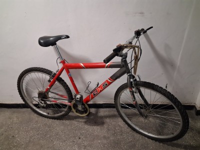 Bicicleta DHS 26 inch, roșie foto