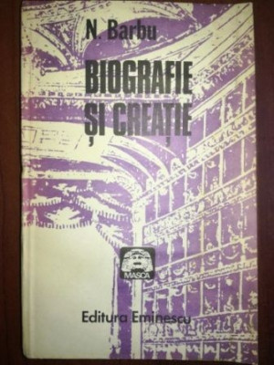 Biografie si creatie- N.Barbu foto