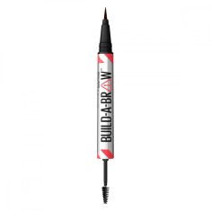 Marker de sprancene si gel de fixare 2 in 1 259 Ash Brown Build a Brow, 1.4g, Maybelline