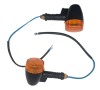 Set 2 Semnalizari Moto Scuter ATV M10, Sticla Galbena, Model 4