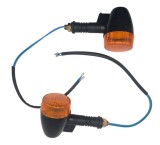 Set 2 Semnalizari Moto Scuter ATV M10, Sticla Galbena, Model 4