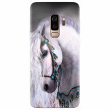 Husa silicon pentru Samsung S9 Plus, White Horse