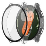 Husa pentru Samsung Galaxy Watch7&nbsp;(40mm) + Folie - Techsuit Defense360 Pro - Clear