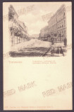 5003 - TIMISOARA, Tram railway, Litho, Romania - old postcard - unused, Necirculata, Printata