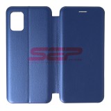 Husa Flip Cover Samsung Galaxy A51, Albastru Royal, Protectie Completa